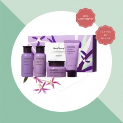 [DATE 9/2022] Bộ Innisfree Jeju Orchid Skincare Collection Keep Strong - 4PCS