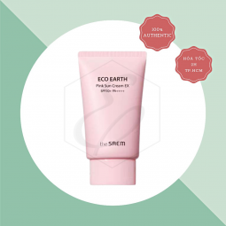 Kem Chống Nắng The Saem Eco Earth Power Pink Sun Cream EX SPF50+ PA++++ - 50g