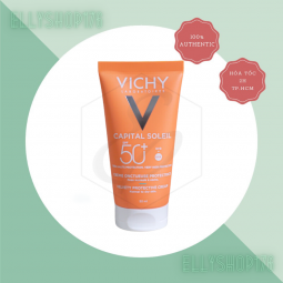Kem Chống Nắng Cho Da Thường, Da Khô Vichy Capital Soleil Velvety Cream Skin Perfecting - 50ml