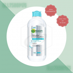 Nước tẩy trang Garnier Skin Naturals Micellar Cleansing Water cho da dầu, da mụn - 400ml