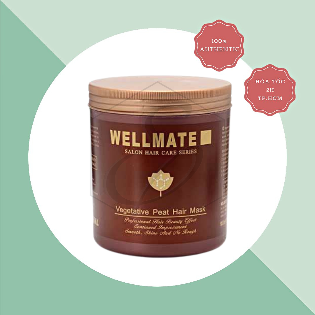Kem ủ tóc Wellmate Salon Hair Care Series Vegetative Peat Hair Mask - 500ml - Kem ủ tóc Wellmate Salon Hair Care Series Vegetative Peat Hair Mask - 500ml -