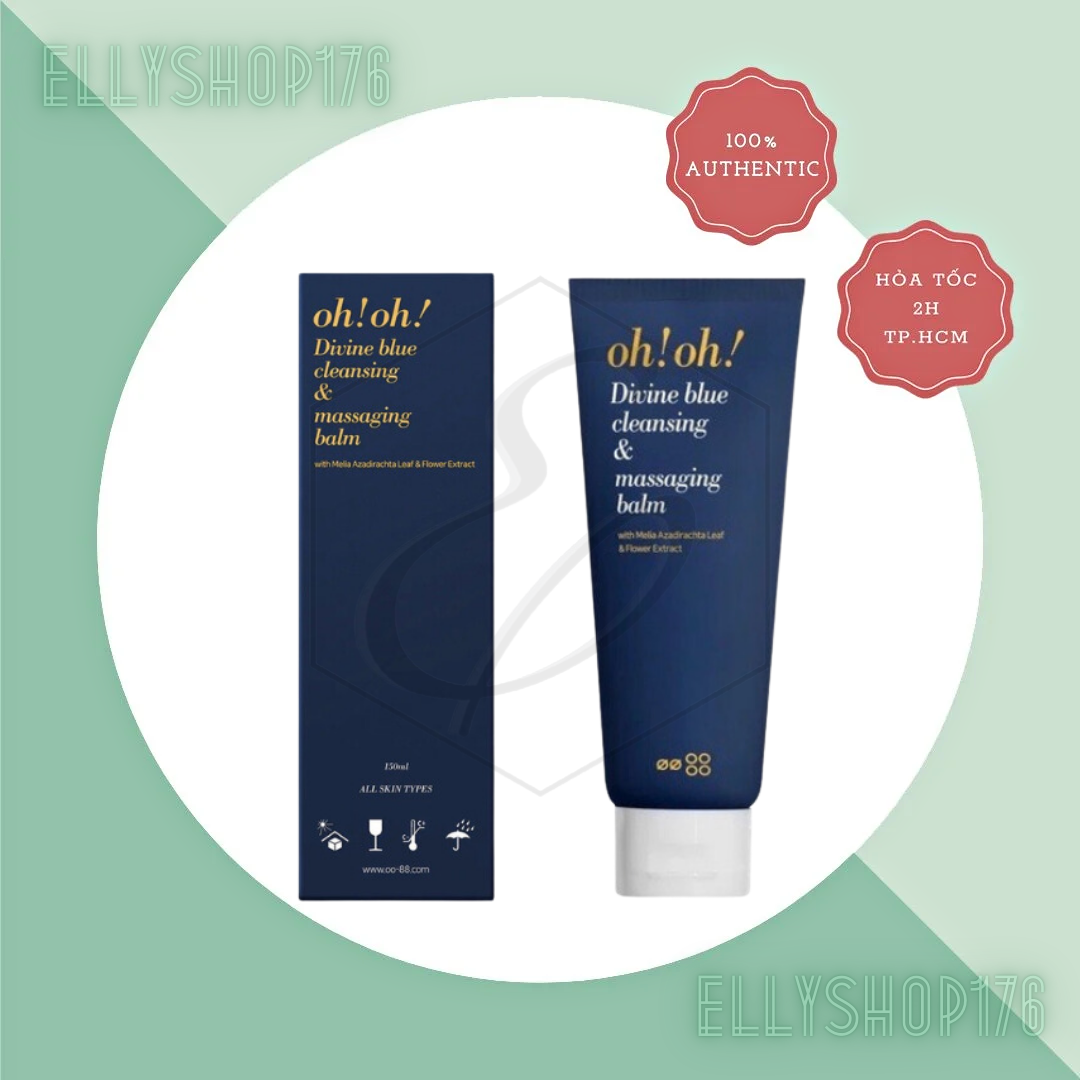 Sáp Tẩy Trang Làm Sạch Sâu, Trẻ Hóa Da oh!oh! Divine Blue Cleansing & Massaging Balm 150ml