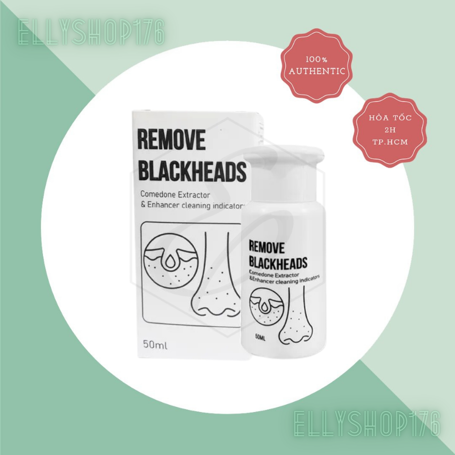 [Mẫu mới] Ủ Mụn Đầu Đen Remove Blackheads Đẩy Mụn Làm Sạch Sợi Bã Nhờn 50ml-Zelene Skin