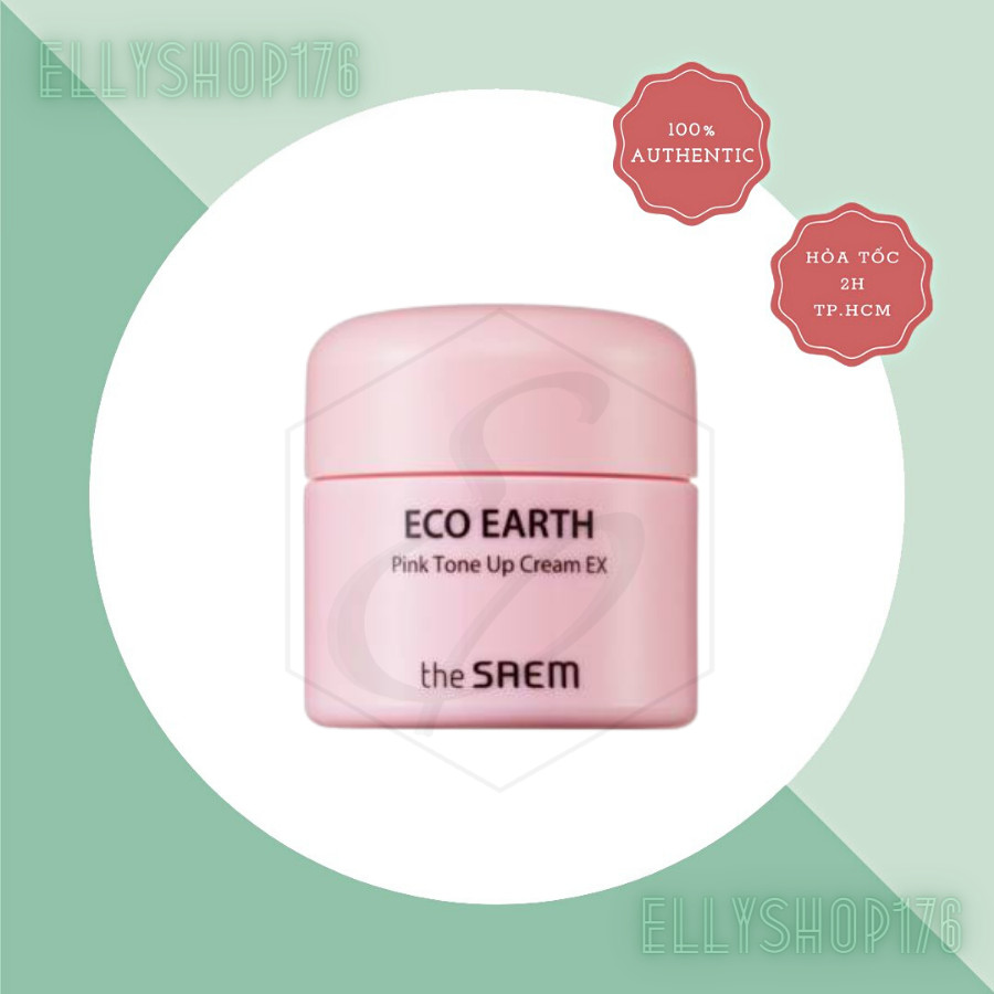 Kem dưỡng da trắng hồng The Saem Pink Tone Up Cream EX Eco Earth - 28g